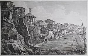 Veduta dell'Antiche sostruzioni fatte da Tarquinio, dette il bel Lido, e da altri da Marco Agripp...