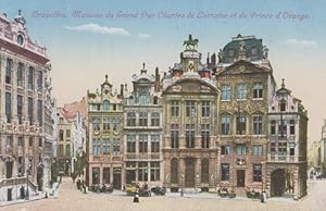 Bruxelles. Maisons du Grand Duc Charles de Lorraine et du Prince d Orange. Ansichtskarte. AK Lith...