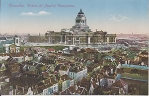 Bruxelles. Palais de Justice Panorama. Ansichtskarte. AK. 20.Jh.
