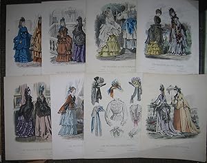 16 Fashion Prints from The milliner and dressmaker and warehouseman's gazette, and illustrated jo...