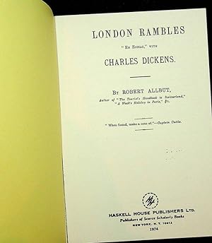 London Rambles "En ZigZag," with Charles Dickens