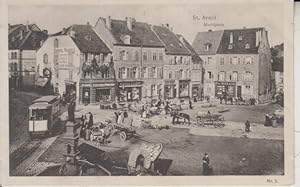 St. Avold. Marktplatz. Ansichtskarte. AK. 20.Jh.