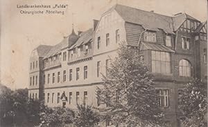 Landkrankenhaus Fulda, Chirurgische Abteilung. Ansichtskarte. AK. 20.Jh.