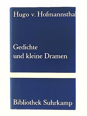 Gedichte und Kleine Dramen