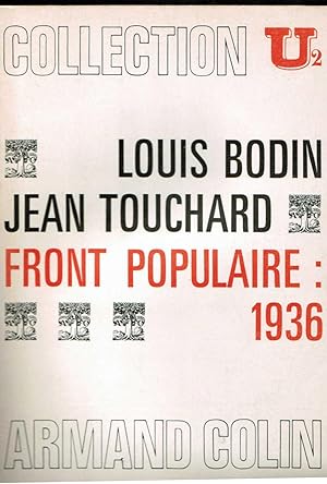 FRONT POPULAIRE : 1936