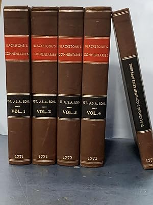 Commentaries on the Laws of England (5 volume set)