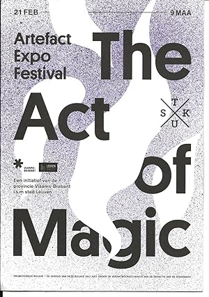 Artefact Expo Festival 2017 : The Act of Magic (programbook)
