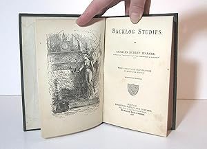 Backlog Studies, Genial Essays and Light Fictional Conversations by Charles Dudley Warner, 1886 E...