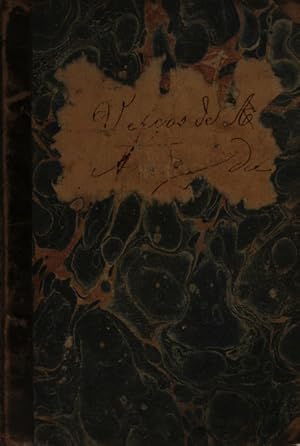 MANUSCRITO. VERSOS DE AUTORES ESPANHOIS. [1786-1846]