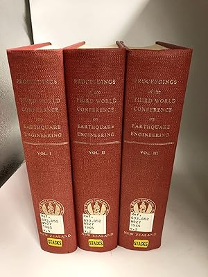 Proceedings Of The Third World Conference On Earthquake Engineering: Auckland And Wellington, New...