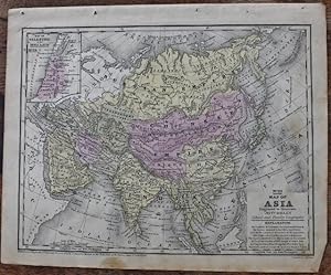No. 23 Map of Asia. Engraved to Illustrate Mitchell's School and Family Geography.