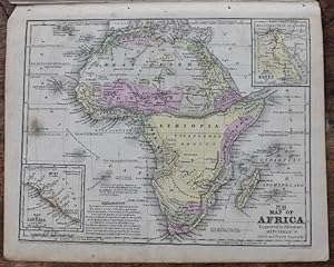 No. 25, 26, 27 Map of Africa. Engraved to Illustrate Mitchell's School and Family Geography. Witn...