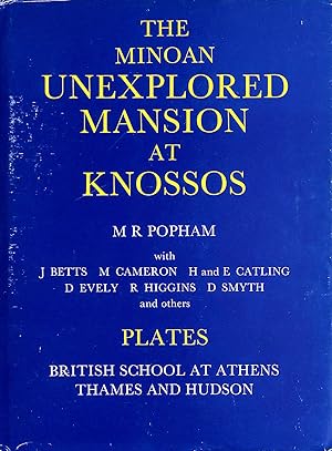 The Minoan Unexplored Mansion at Knossos: Plates (Supplementary volume)