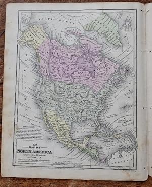 No. 4 Map of North America: Engraved to Illustrate Mitchell's School and Family Geography