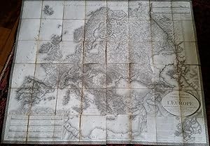 Carte Generale Orographique et Hydrographique de l'Europe qui montre les principales ramification...