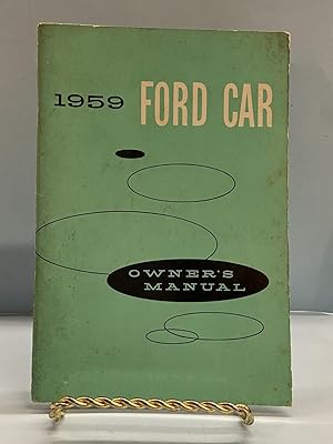 1959 Ford Car: Owner's Manual