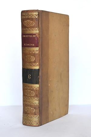 Archives Générales de Médecine, 2ème année, tome VI (1824)