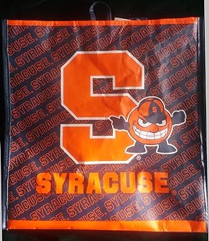 Syracuse University Otto the Orange "Green" (Recycled) "Choose to Reuse" Book Tote Bag. Orange & ...