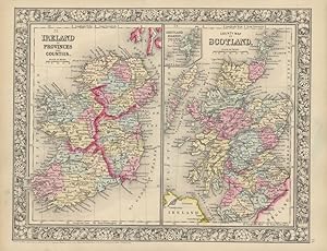 Ireland in Provinces and Counties. / County Map of Scotland