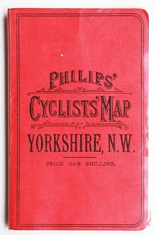 Philips Cyclists Map of Yorkshire N.W.