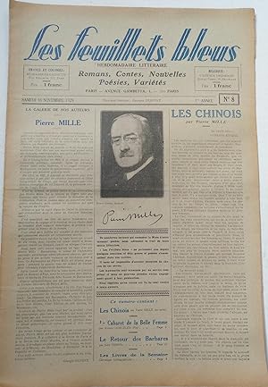 LES FEUILLETS BLEUS (Tête de collection)-N°8-16 novembre 1929