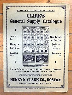 Clark's General Supply Catalogue, 1912