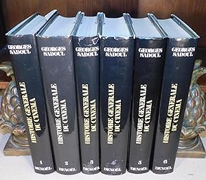 HISTOIRE GÉNÉRALE DU CINÉMA (série complète des 6 volumes traitant des années 1832 à 1929)