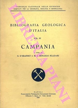 Bibliografia geologica d'Italia. Campania. Vol. III. Indice analtico.