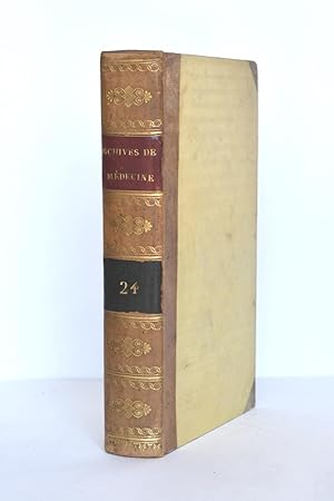 Archives Générales de Médecine, 8ème année - tome XXIV (1830).