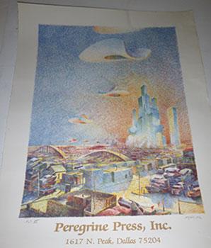 (Imaginary City.) Peregrine Press, Inc. First edition of the poster.