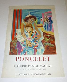 Poncelet. First edition of the poster.