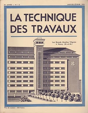La Technique des Travaux Revue mensuelle des Procédés de Construction Moderne N°1-2 Janvier-Févri...