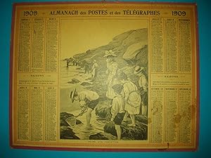 ALMANACH DES POSTES ET DES TELEGRAPHES 1909