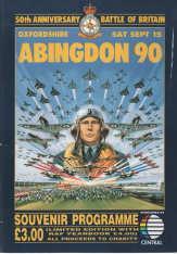 Abingdon 90 Souvenir Programme; 50 Anniversary , Battle of Britain