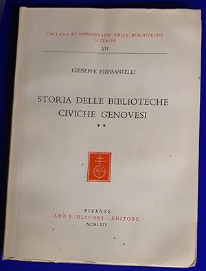 Storia delle Biblioteche Civiche Genovesi.
