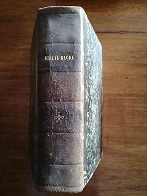 Biblia sacra 1925 - - Letouzey En latin Religion Bible
