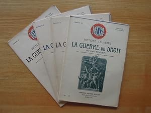 1914. Histoire illustrée de la guerre du droint. Fascicule no. 20 - Fascicule no. 24. 4 Lieferungen.