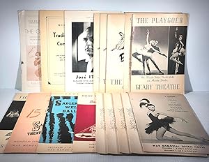 Collection of Seventeen (17) Programs. Ballet. Music. San Francisco 1930s - 1960s
