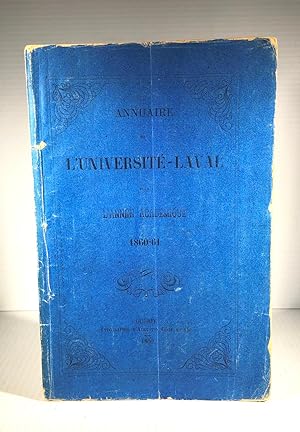 Annuaire de l'Université Laval pour l'année académique 1860-1861