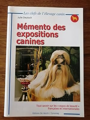 Mémento des expositions canines 2002 - DEUTSCH Julie - Chiens Cynophilie Concours Elevage canin R...
