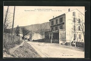 Carte postale Nyons, Quartier de la Gare, Ravin des Ruines