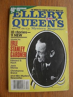 Ellery Queen's Mystery Magazine March 25, 1981