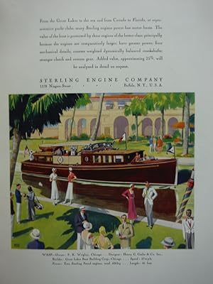 STERLING ENGINE COMPANY AD - FORTUNE 1932