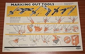 ORIGINAL POSTER. Marking Out Tools, For Woodwork, Joints