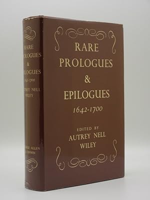 Rare Prologues and Epilogues 1642-1700