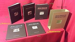 Jean Prouvé Architecture - N°2 : 5 Volumes sous étui ( Tomes 6,7,8,9,10 ) ////. Five-Volume Box S...
