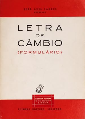 LETRA DE CÂMBIO (FORMULÁRIO).