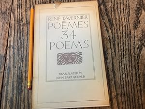 Poemes 34 Poems. Signed