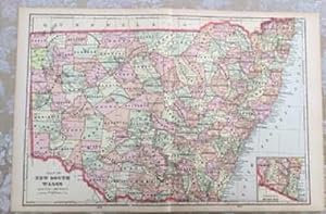 Map of New South Wales. (inset) Sydney and Vicinity
