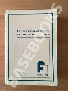 Lexique Français-Anglais, French-English Glossary